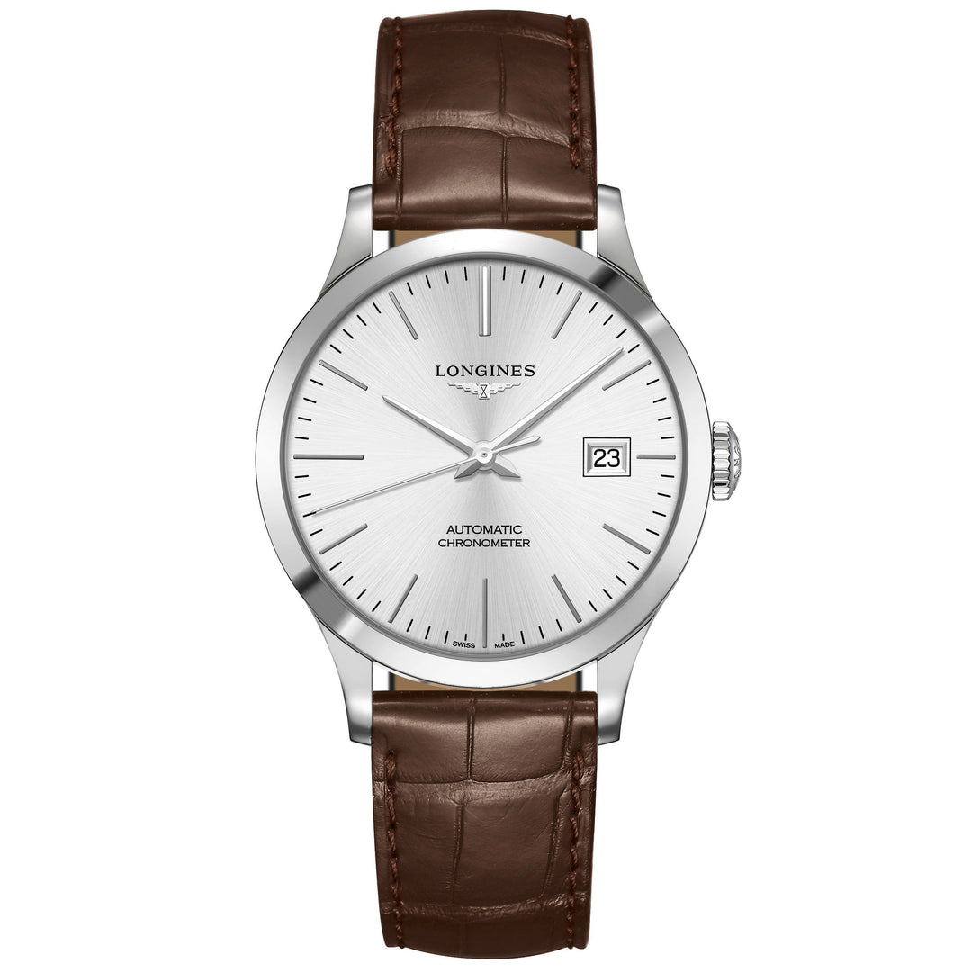 Longines orologio uomo Record collection 38,5mm automatico acciaio L2.820.4.72.2 - Gioielleria Capodagli