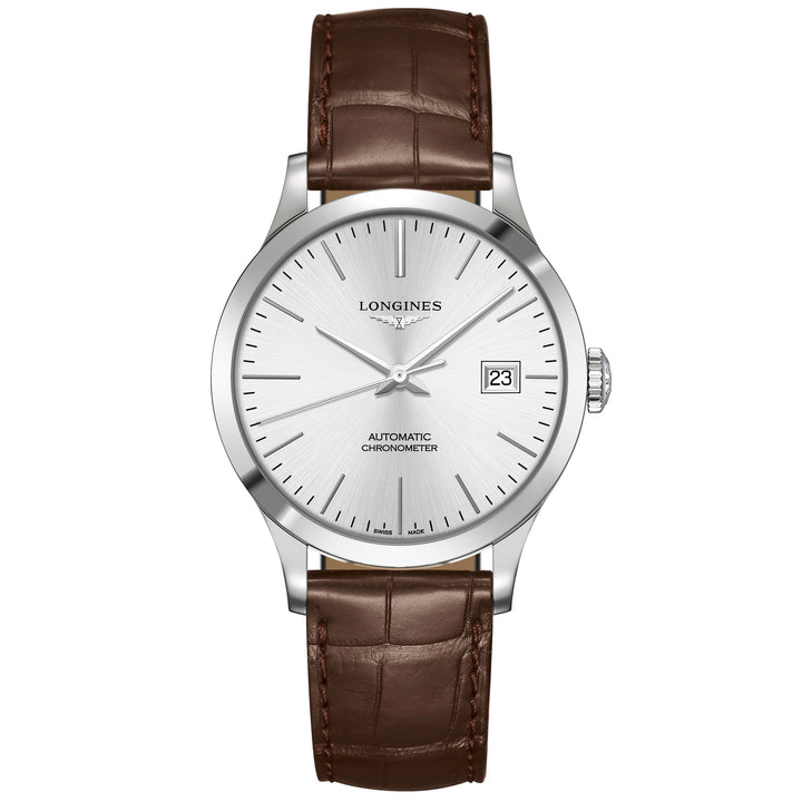 Longines orologio uomo Record collection 38,5mm automatico acciaio L2.820.4.72.2 - Gioielleria Capodagli
