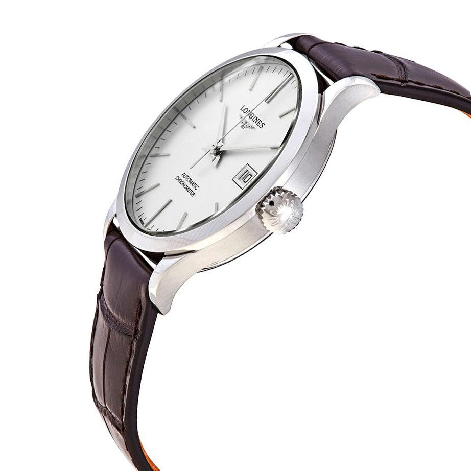 Longines orologio uomo Record collection 38,5mm automatico acciaio L2.820.4.72.2 - Capodagli 1937
