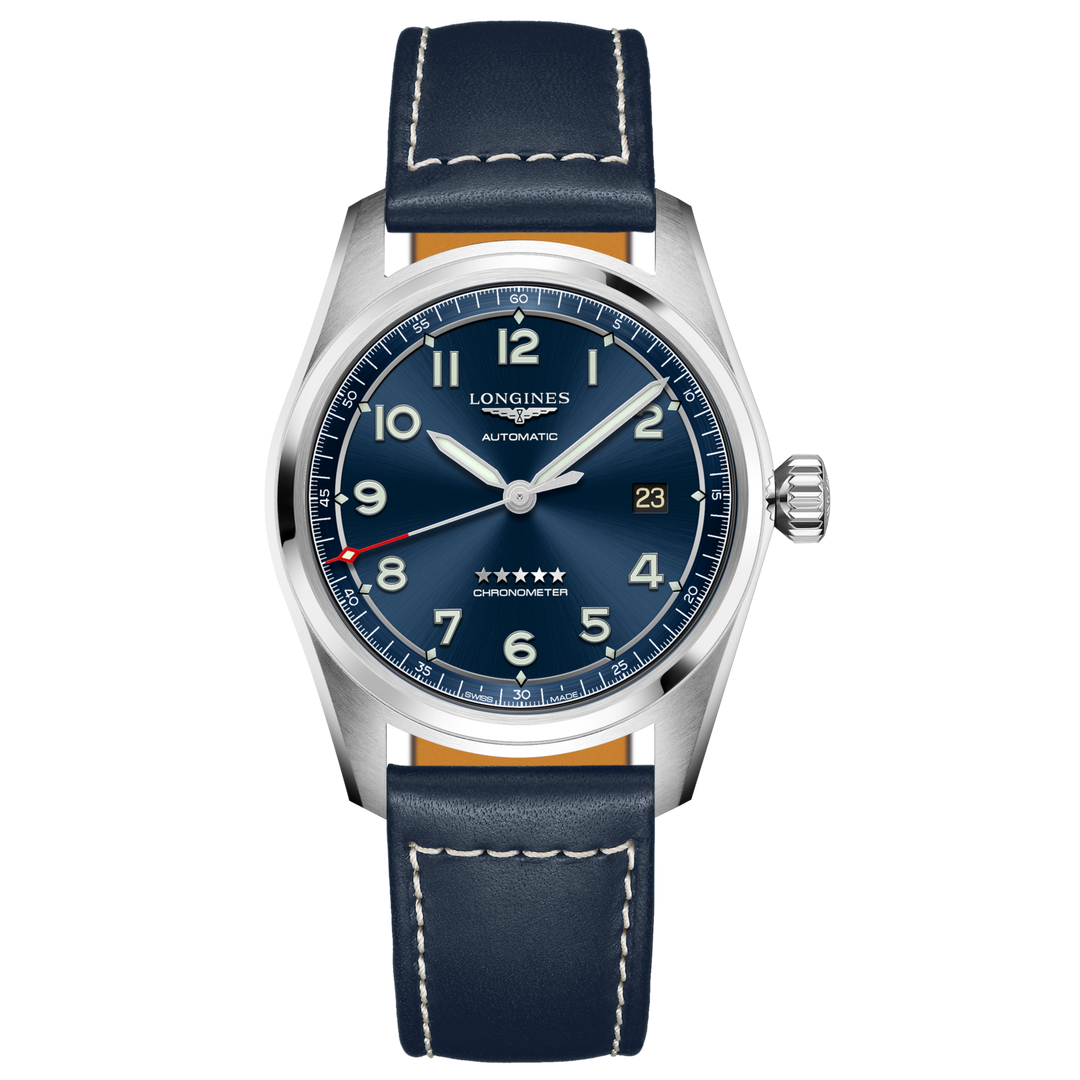 Longines Spirit Watch 40 מ"מ פלדה אוטומטית כחולה L3.810.4.93.0