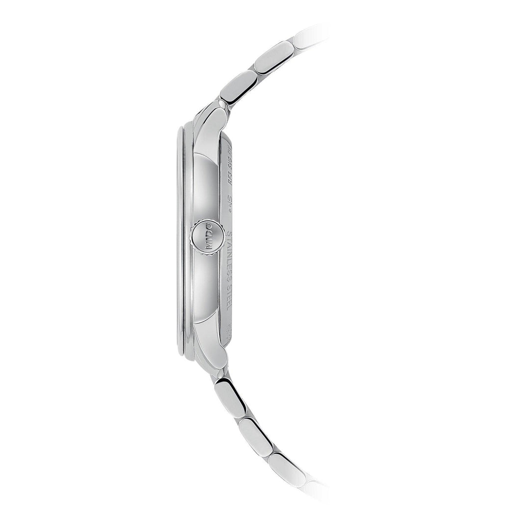Mido orologio Baroncelli Heritage Lady 33mm bianco automatico acciaio M027.207.11.016.00 - Capodagli 1937