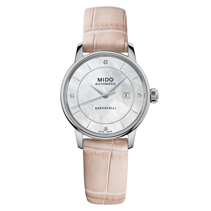 Mido orologio Baroncelli Signature Lady Colors Box Special Edition 30mm madreperla automatico acciaio M037.207.16.106.00 - Capodagli 1937