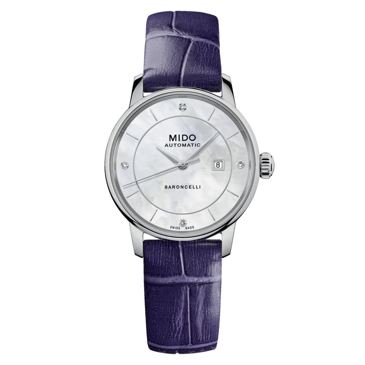 Mido orologio Baroncelli Signature Lady Colors Box Special Edition 30mm madreperla automatico acciaio M037.207.16.106.00 - Capodagli 1937