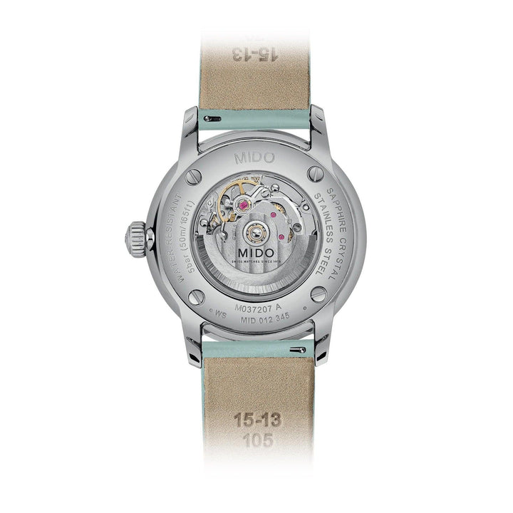 Mido orologio Baroncelli Signature Lady Colors Box Special Edition 30mm madreperla automatico acciaio M037.207.16.106.00 - Capodagli 1937