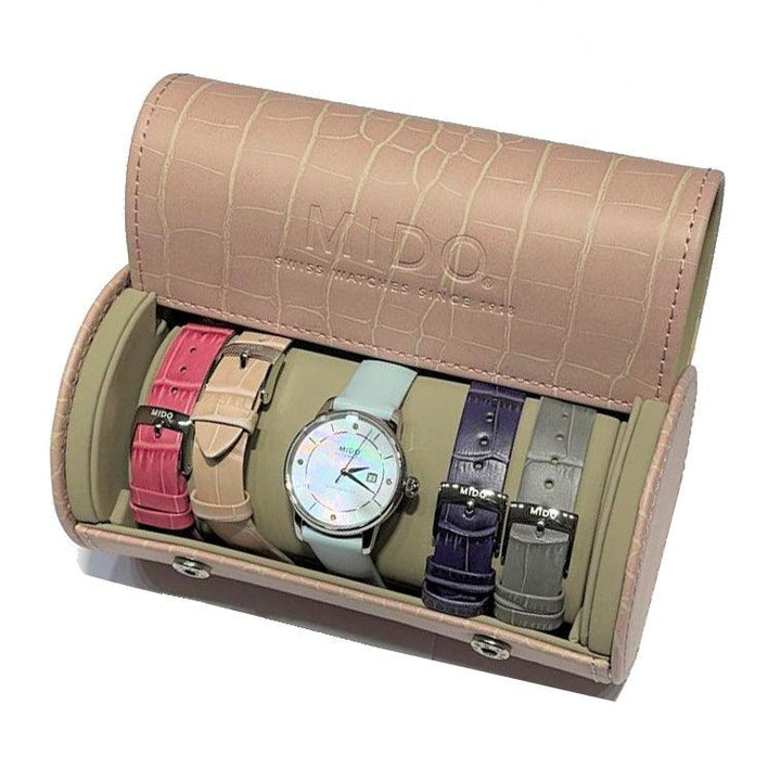 Mido orologio Baroncelli Signature Lady Colors Box Special Edition 30mm madreperla automatico acciaio M037.207.16.106.00 - Capodagli 1937