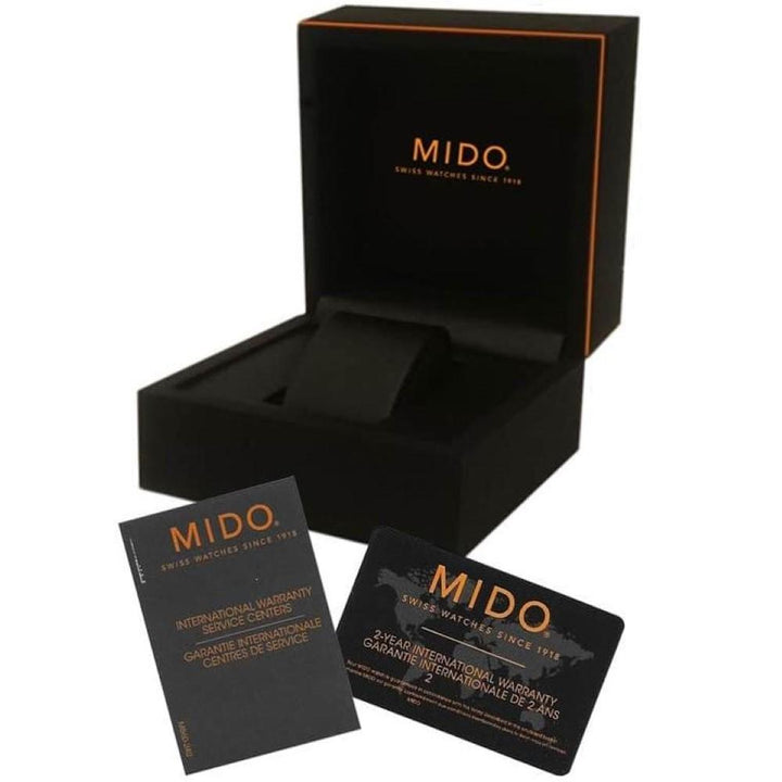 Mido orologio Multifort Escape Horween Special Edition 44mm nero automatico acciaio finitura PVD nero anticato sabbiato M032.607.36.050.99 - Gioielleria Capodagli