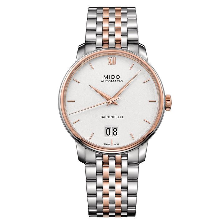 Mido orologio uomo Baroncelli Big Date 40mm Caliber 80 automatico acciaio M027.426.22.018.00 - Capodagli 1937