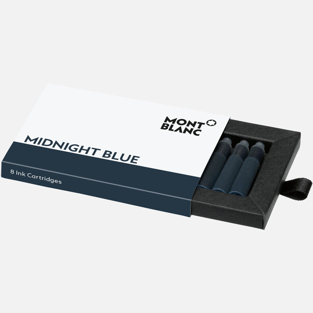 Montblanc Inchiostro in cartucce 8 pezzi Midnight Blue 128199 - Capodagli 1937