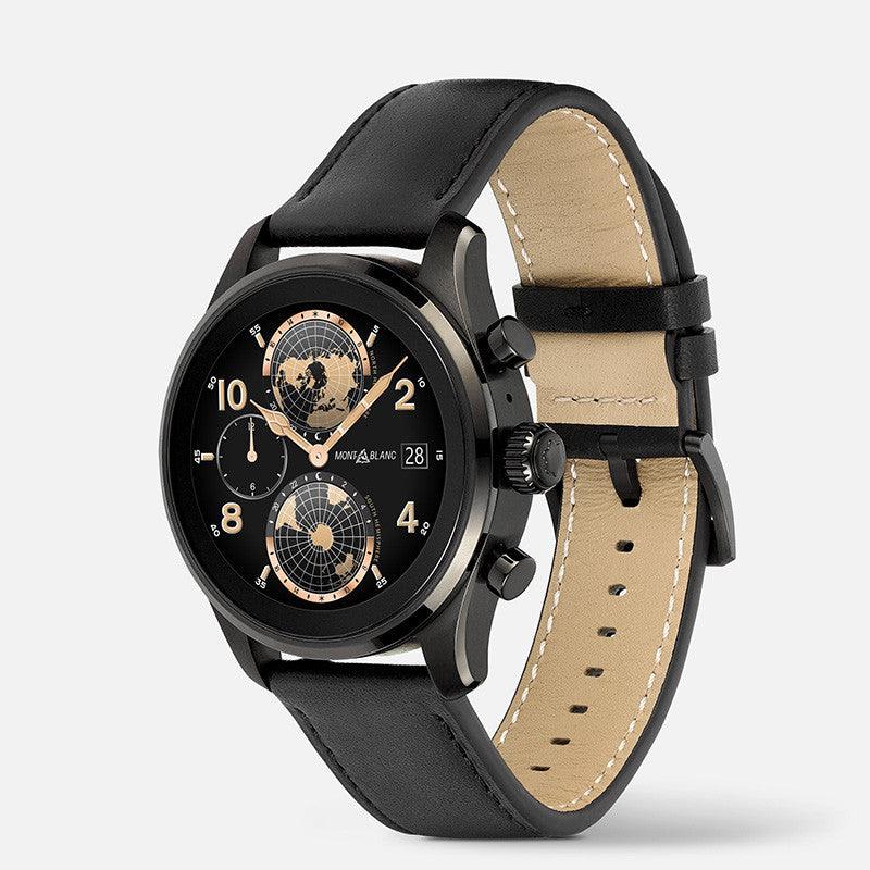 Montblanc orologio smartwatch Summit 3 42mm titanio e cinturino in caucciù 129267 - Capodagli 1937