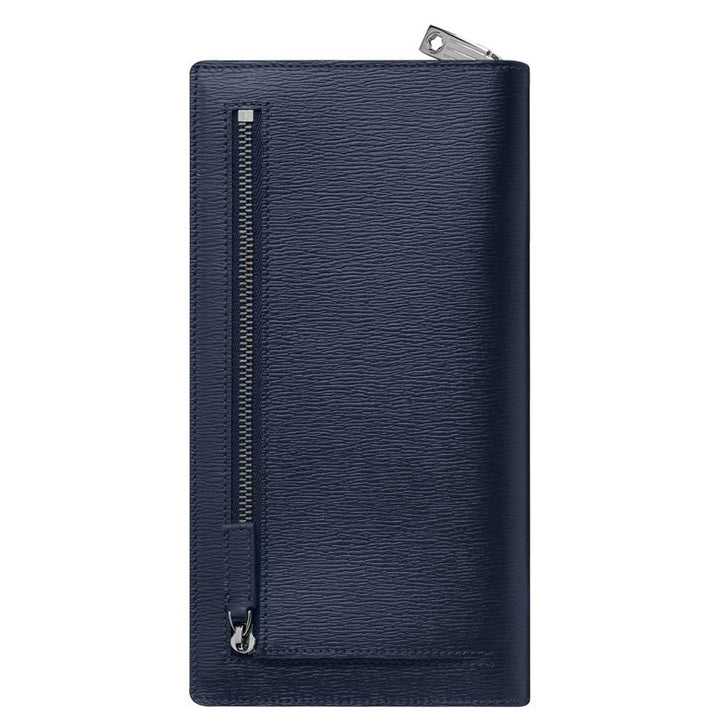 Montblanc portafoglio verticale 13 scomparti con cerniera 4810 Westside blu 118658 - Gioielleria Capodagli