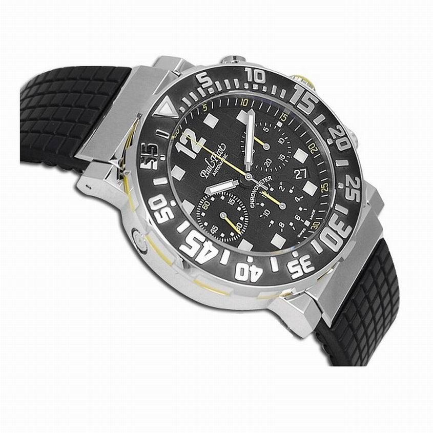 Paul Picot orologio Plongeur C-Type Chronograph Limited Edition automatico acciaio 4116 - Gioielleria Capodagli