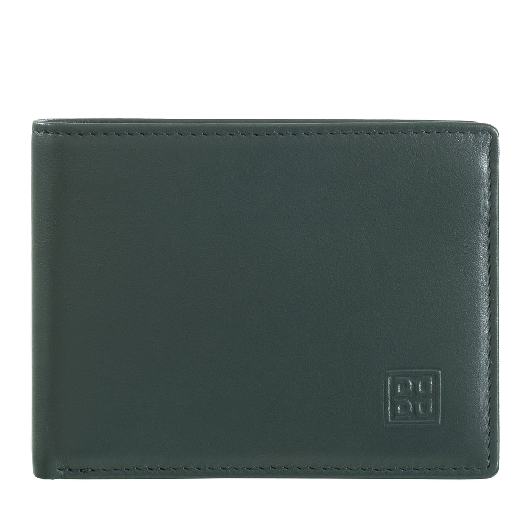 DuDu בלוק חסימת הגברים של הארנק בכיס עור קטן ומגלשי קטן עם חריץ כרטיס אשראי