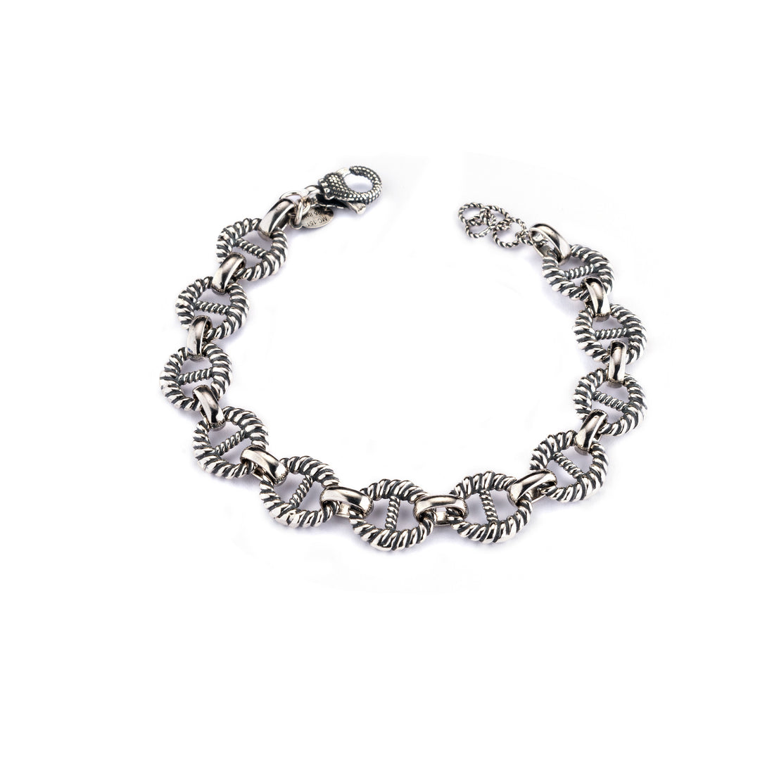 Sovrani bracciale uomo Deep collection argento J5354 - Gioielleria Capodagli