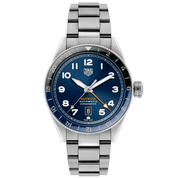 TAG Heuer orologio Autavia COSC GMT Calibre 7 Limited Edition 42mm blu automatico acciaio WBE511A.BA0650 - Capodagli 1937