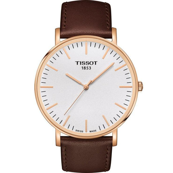 Tissot orologio Everytime Large 42mm T-Classic quarzo acciaio PVD oro rosa T109.610.36.031.00 - Gioielleria Capodagli