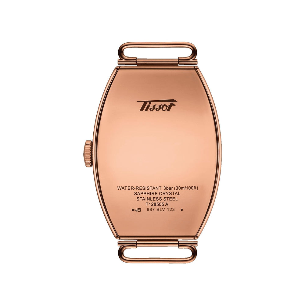 Tissot orologio uomo Heritage Porto Mechanical 31x42mm acciaio pvd oro rosa carica manuale T128.505.36.012.00 - Gioielleria Capodagli