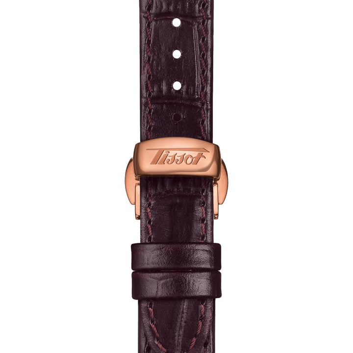 Tissot orologio uomo Heritage Porto Mechanical 31x42mm acciaio pvd oro rosa carica manuale T128.505.36.012.00 - Gioielleria Capodagli